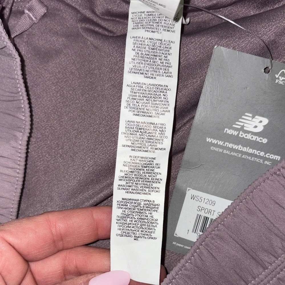 New Balance Lavender Athletic Shorts